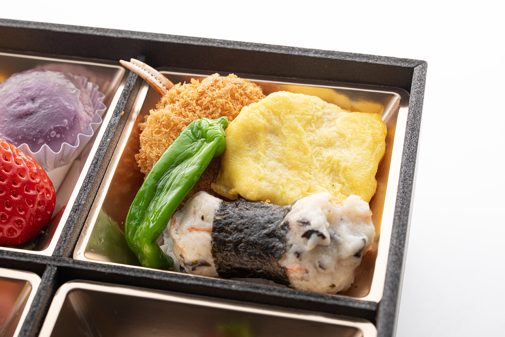 カニ爪フライ・三色磯部揚げ